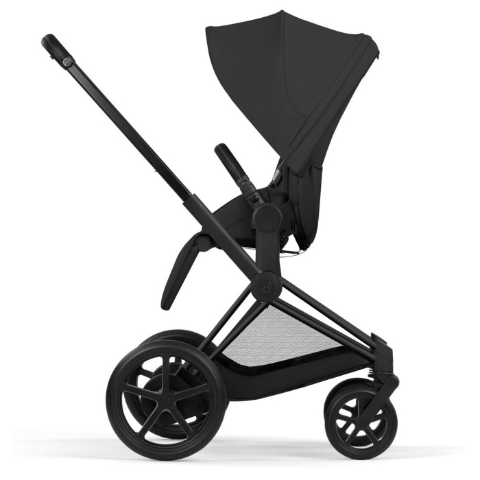 Cybex e-Priam 2 in 1 Stroller сomfort сollection Sepia Black Matt Black 5.0 сhassis with Electric Drive