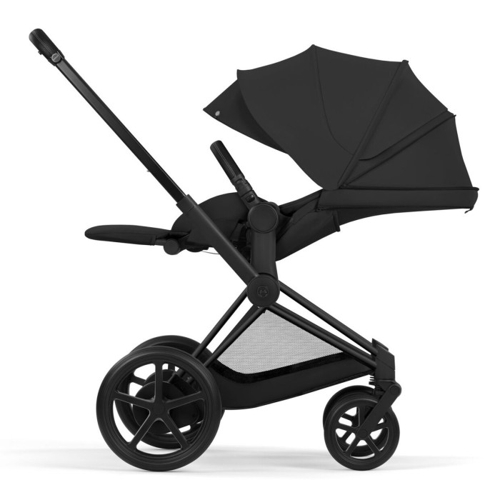 Cybex e-Priam 2 in 1 Stroller сomfort сollection Sepia Black Matt Black 5.0 сhassis with Electric Drive