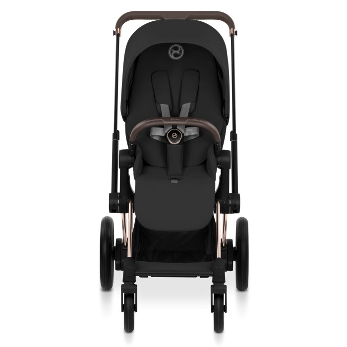 Cybex ePriam Comfort Collection Sepia Black chassis Rosegold 5.0 stroller 2 in 1