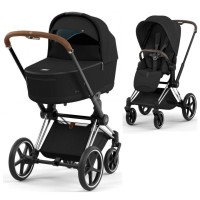 Cybex Priam 2 в 1 люлька 4.0 прогулянка Style Collection 5.0 Sepia Black шасі Chrome