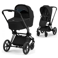 Cybex Priam 2 в 1 люлька 4.0 прогулянка Style Collection 5.0 Sepia Black шасі Matt Black