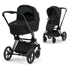 Cybex Priam 2 в 1 люлька 4.0 прогулянка Style Collection 5.0 Sepia Black шасі Matt Black