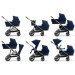 Stroller for twins Cybex Gazelle S 2 in 1 Navy Blue