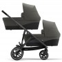Коляска для двойни Cybex Gazelle S 2 в 1 Soho Grey