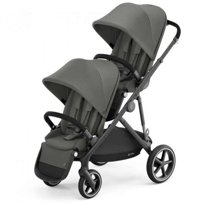 Stroller for twins Cybex Gazelle S Soho Grey