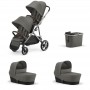Stroller for twins Cybex Gazelle S Taupe 2 in 1 Soho Grey